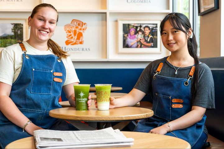 compass-coffee-staffs-with-iced-matcha-drinks