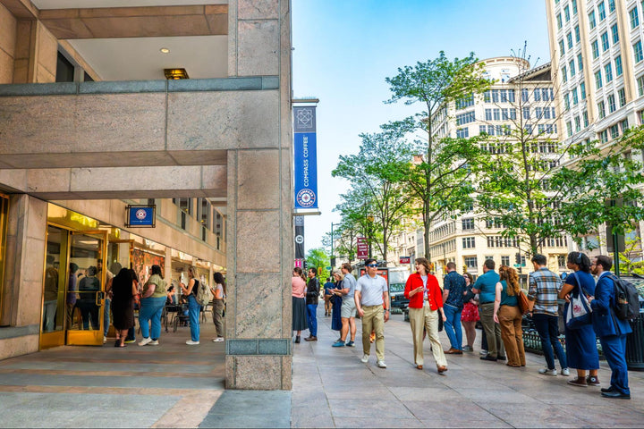 compass-coffee-cafe-with-people-lined-up-outside