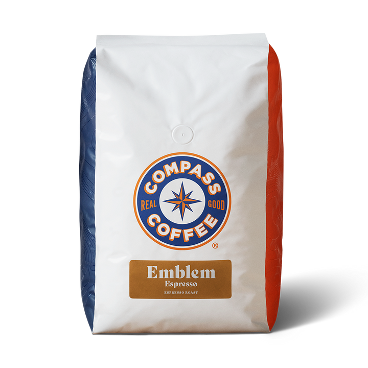 Compass Coffee 5lb Bag Emblem Espresso